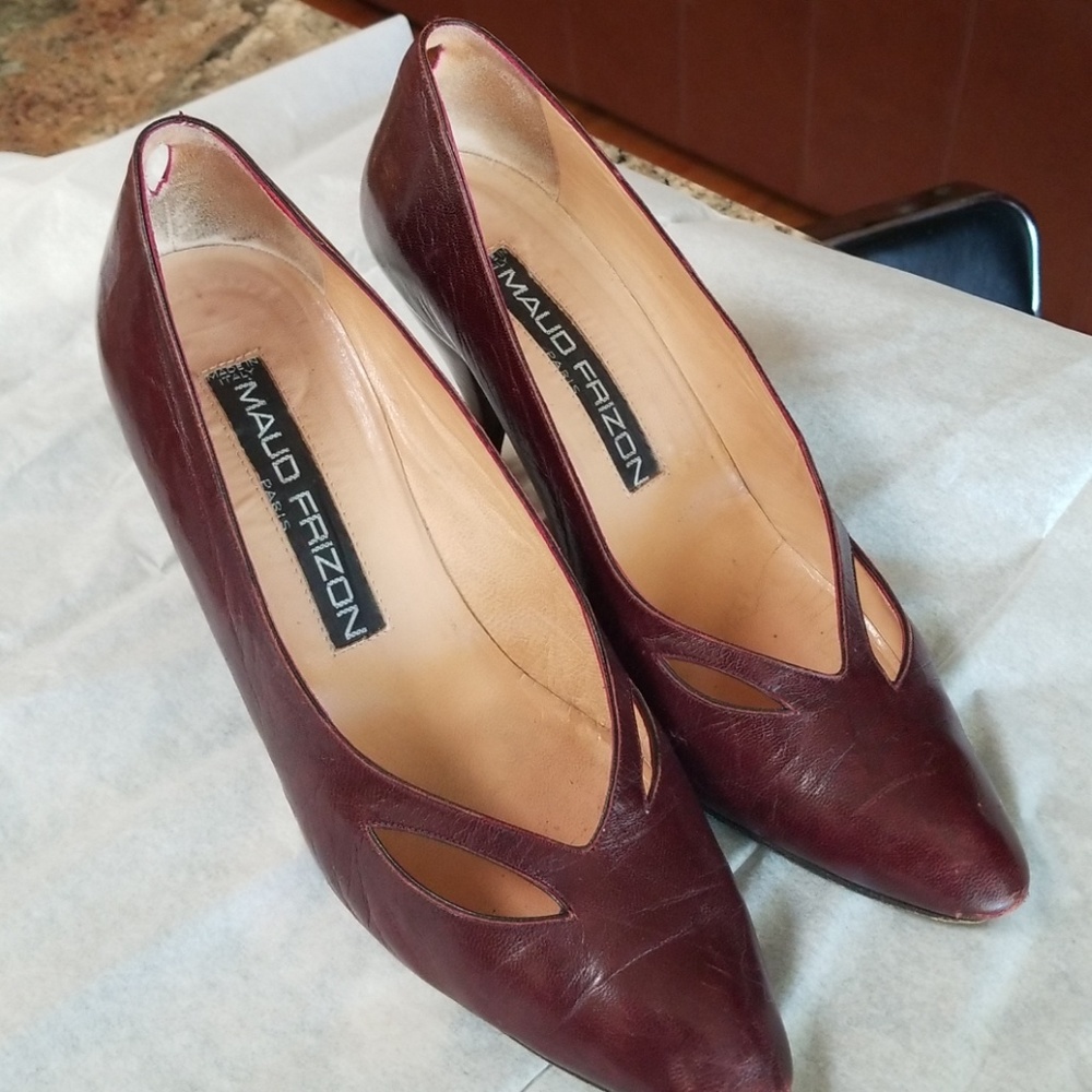 Maud Frizon pumps-burgandy